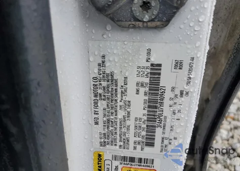 2017 Ford Fusion Se Hybrid from USA, damaged, VIN 3FA6P0LU7HR409621